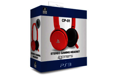 A4T CP01 Red Wired Gaming Headset for PS3 A4T CP01 Red Wired Gaming Headset for PS3